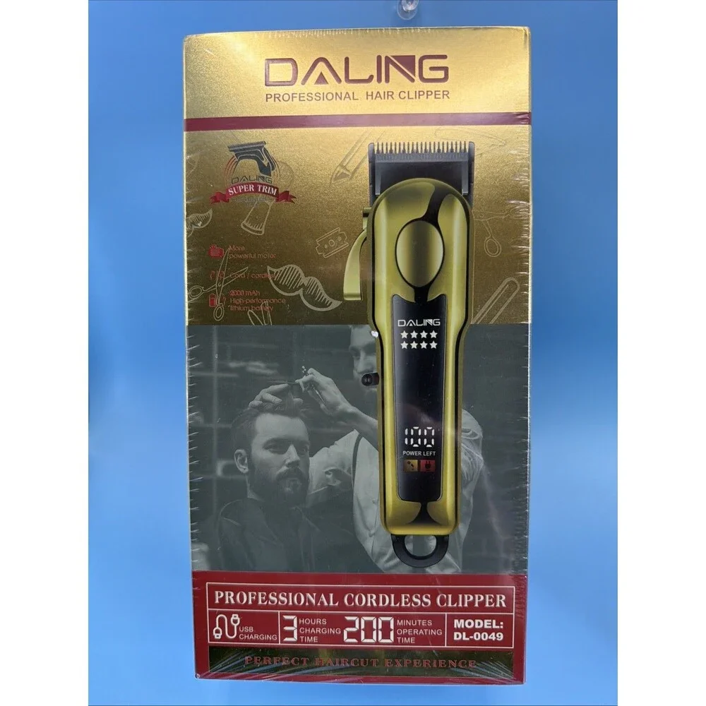 DALING Cordless Hair Clipper DL-0049 LED 2000mAh